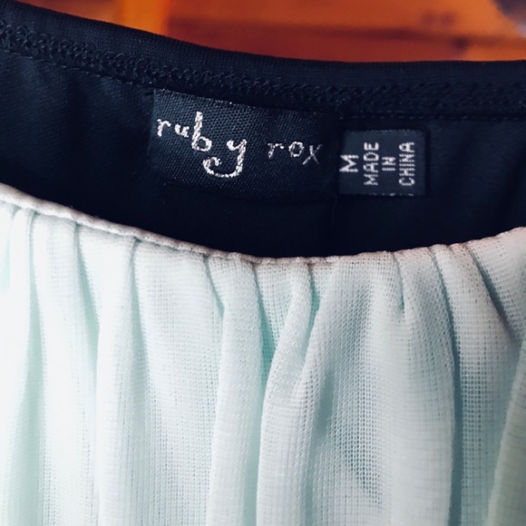 Baby Blue & Black Ruby Rox Dress - Picture 7 of 7